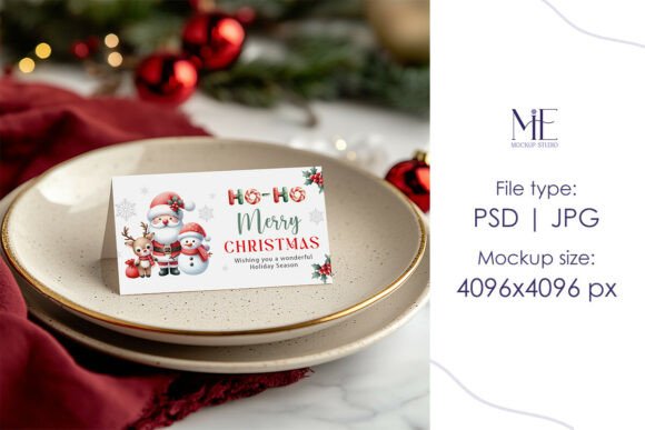 Christmas Folded Place Card Mockup: A Practical Guide for Designers and Event Planners