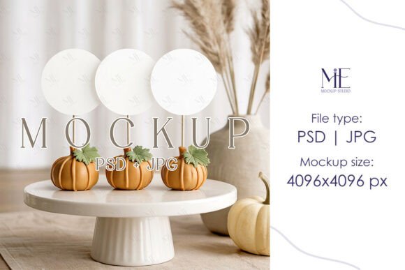 Fall Cupcake Topper Mockup PSD Autumn: A Practical Guide for Designers