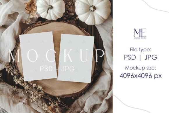 Fall Invitation Cards Mockup 5x7: A Creative Tool for Seasonal Design