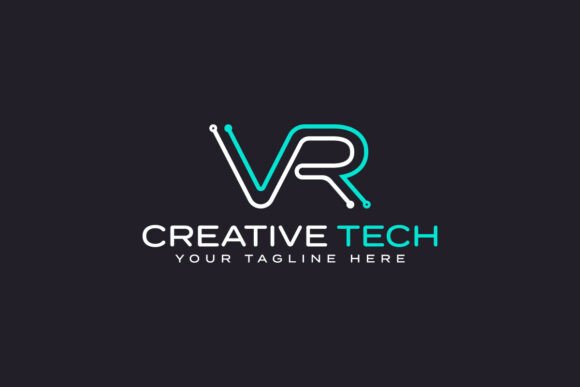 Letter VR Tech Futuristic Logo Design: A Modern Approach to Branding in the Digital Age
