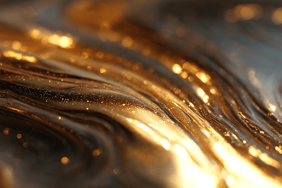 Luxury Golden Glitter Liquid Texture: A Radiant Addition for Creative Projects