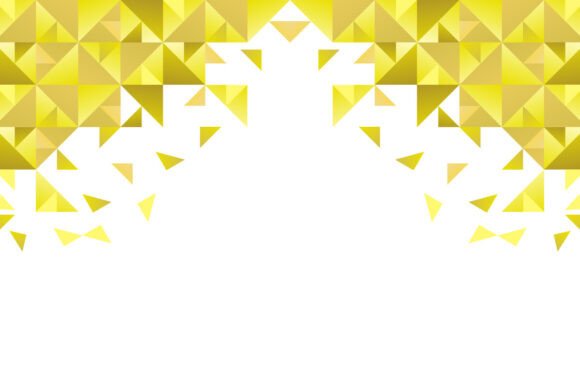Pattern a Geometric Shape Olive Green