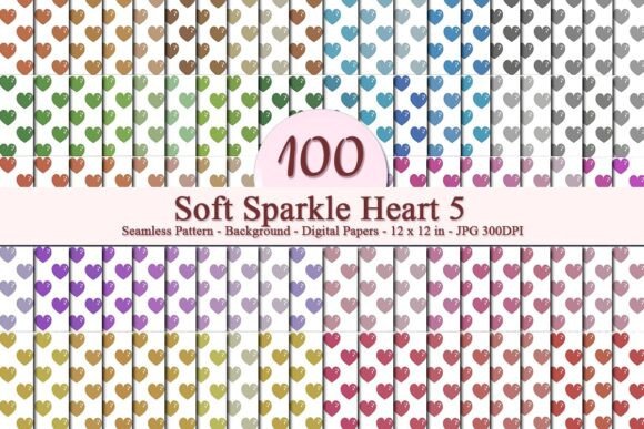 Soft Sparkle Heart 5 Seamless Pattern: A Strategic Tool for Creative Businesses
