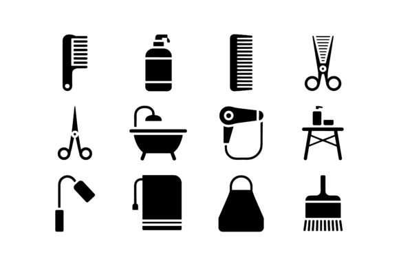The Power of Visual Branding: Understanding the Hair Salon Hairstylist Icon Set